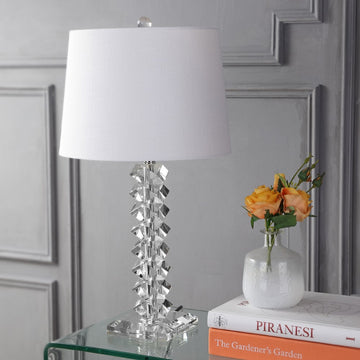 Julia 25.5" Crystal LED Table Lamp - JONATHAN Y